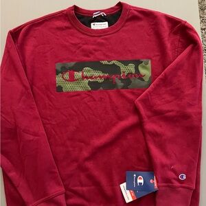 XL Men's Sweatshirt Champion, burgundy,
